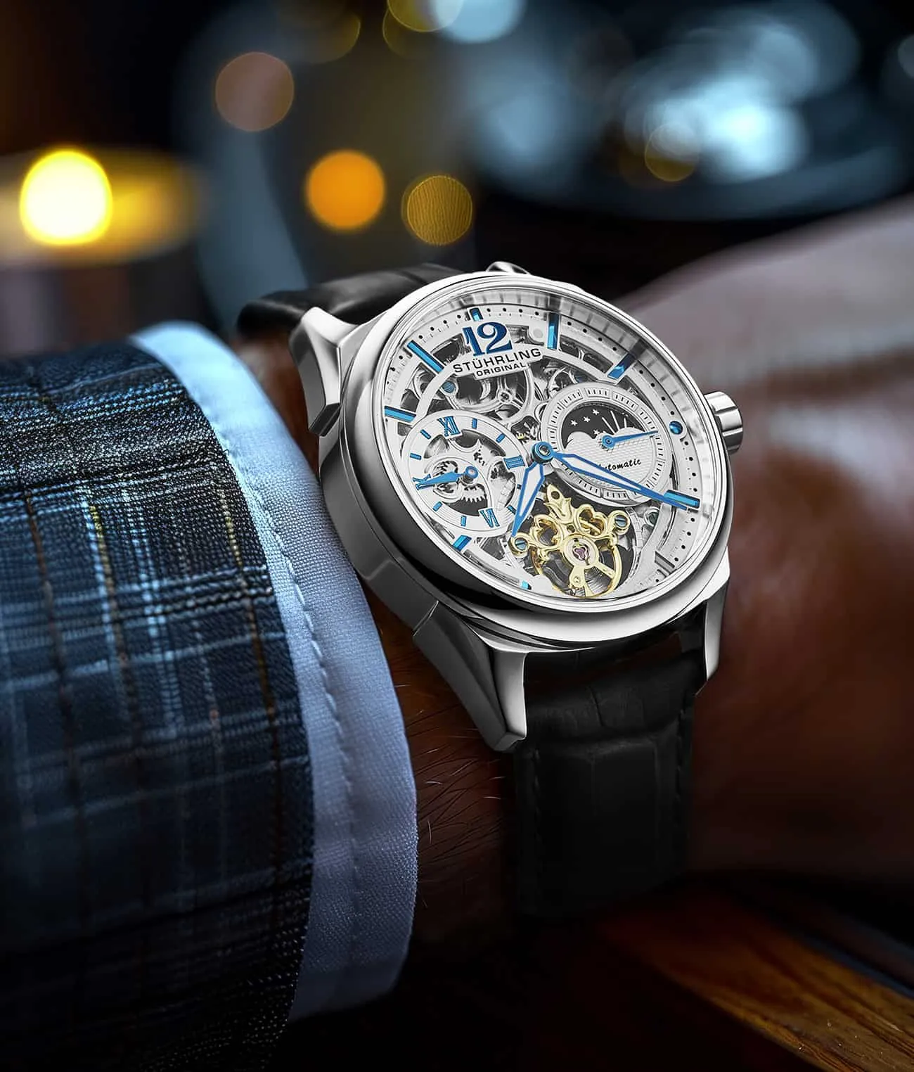Vanguard 1019  Dual Time Automatic 42mm Skeleton