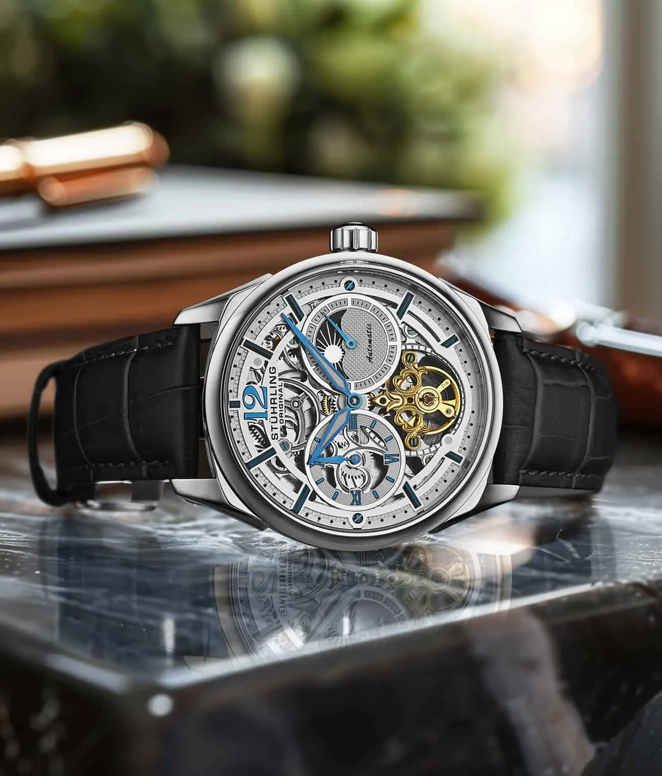 Vanguard 1019  Dual Time Automatic 42mm Skeleton