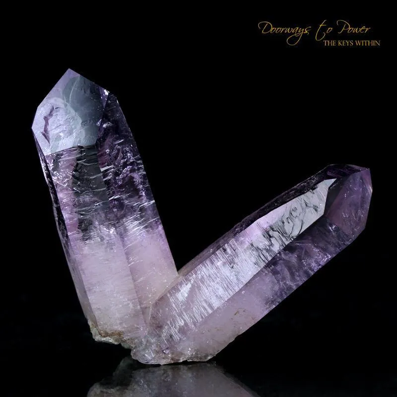 Vera Cruz Amethyst Twin Crystal Record Keeper   Isis Face