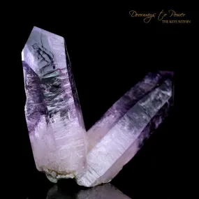 Vera Cruz Amethyst Twin Crystal Record Keeper   Isis Face