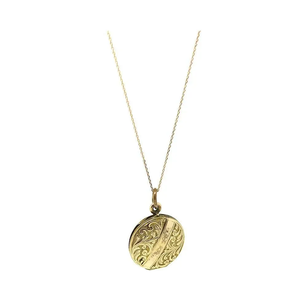 Vintage 1940s Mini Locket Necklace