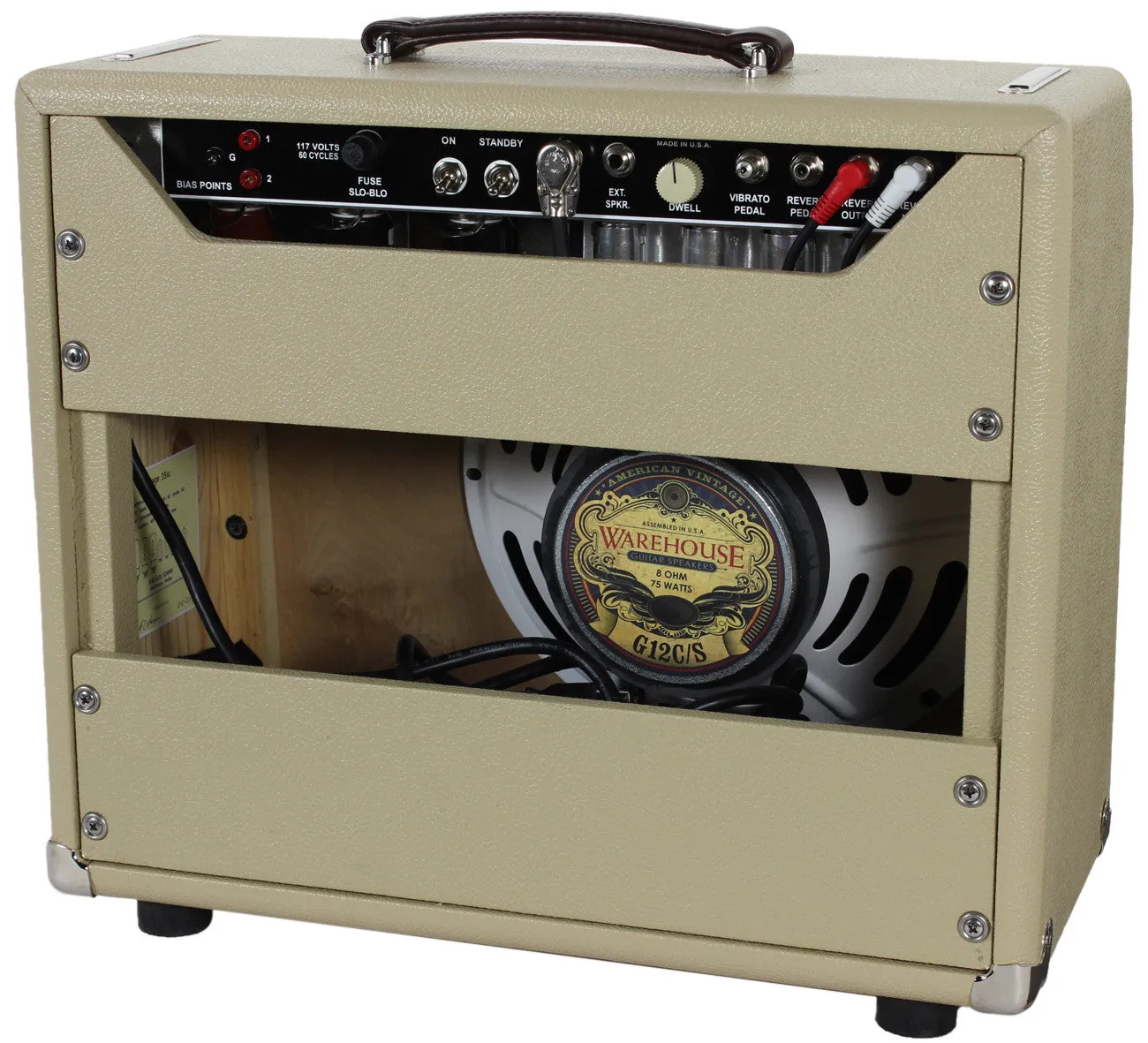 Vintage Sound Vintage 35sc Combo, Blonde, Gold