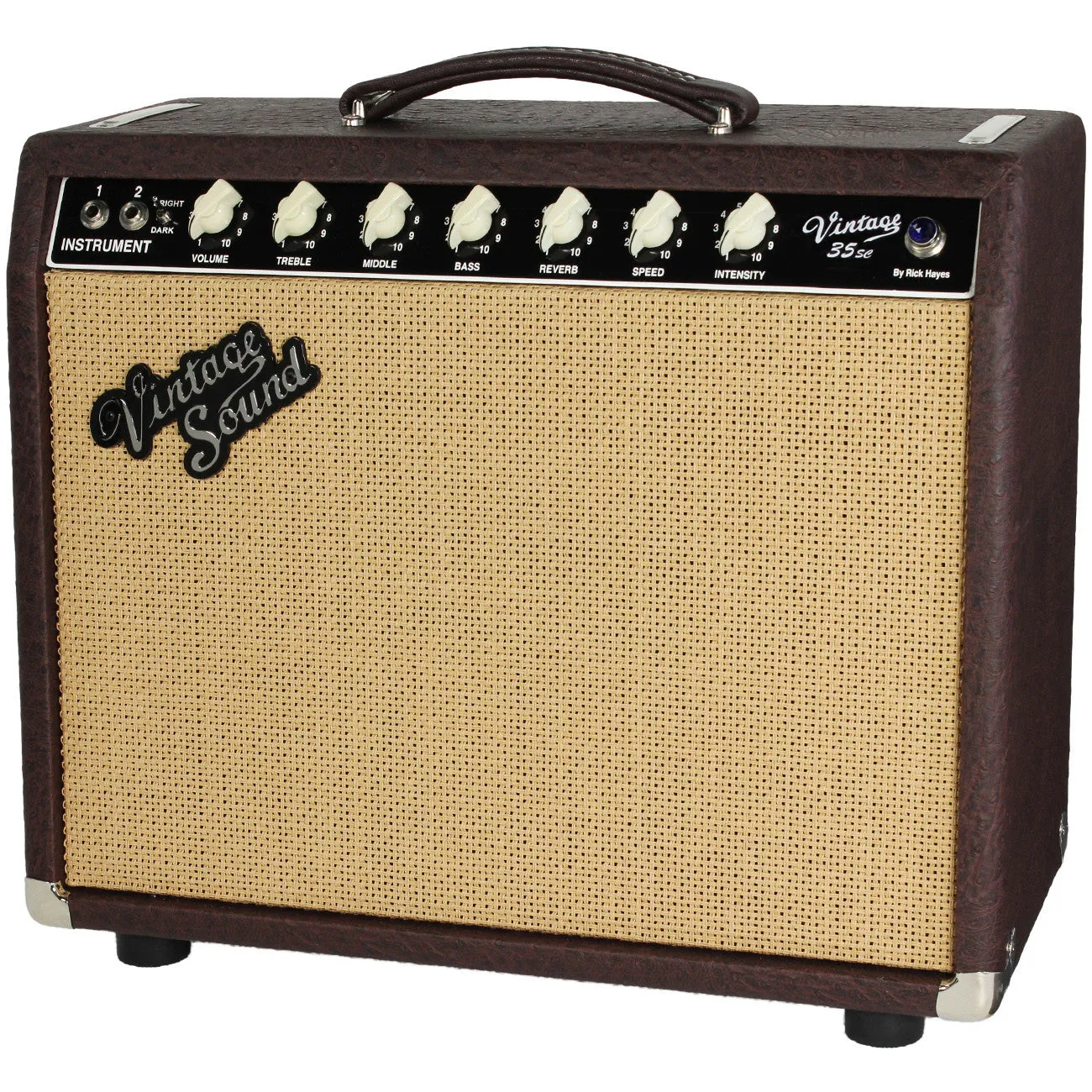 Vintage Sound Vintage 35sc Combo, Brown Ostrich