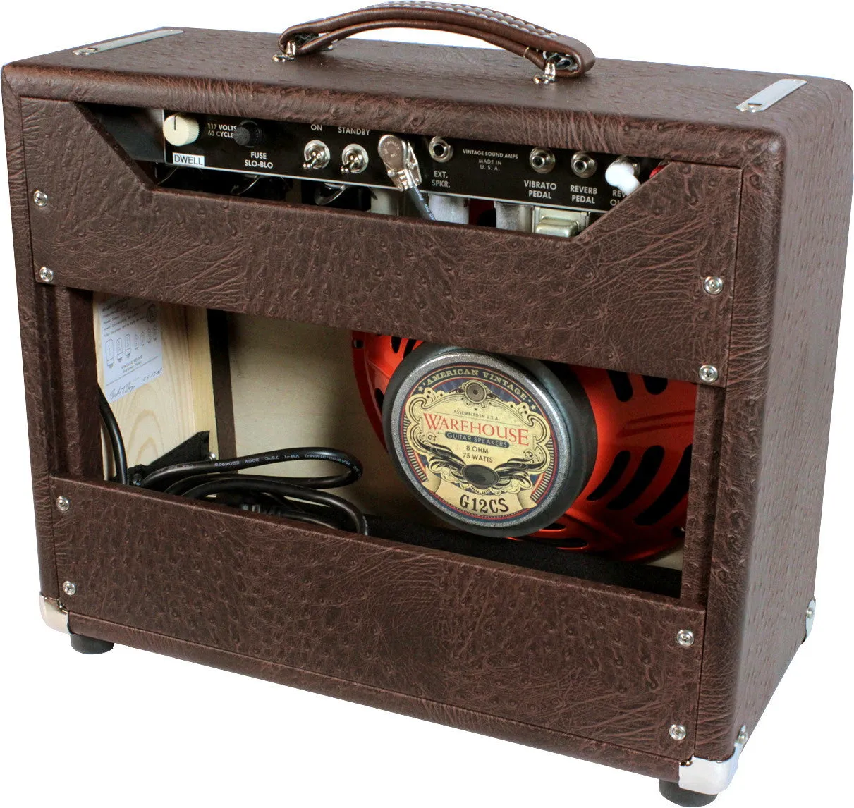 Vintage Sound Vintage 35sc Combo, Brown Ostrich