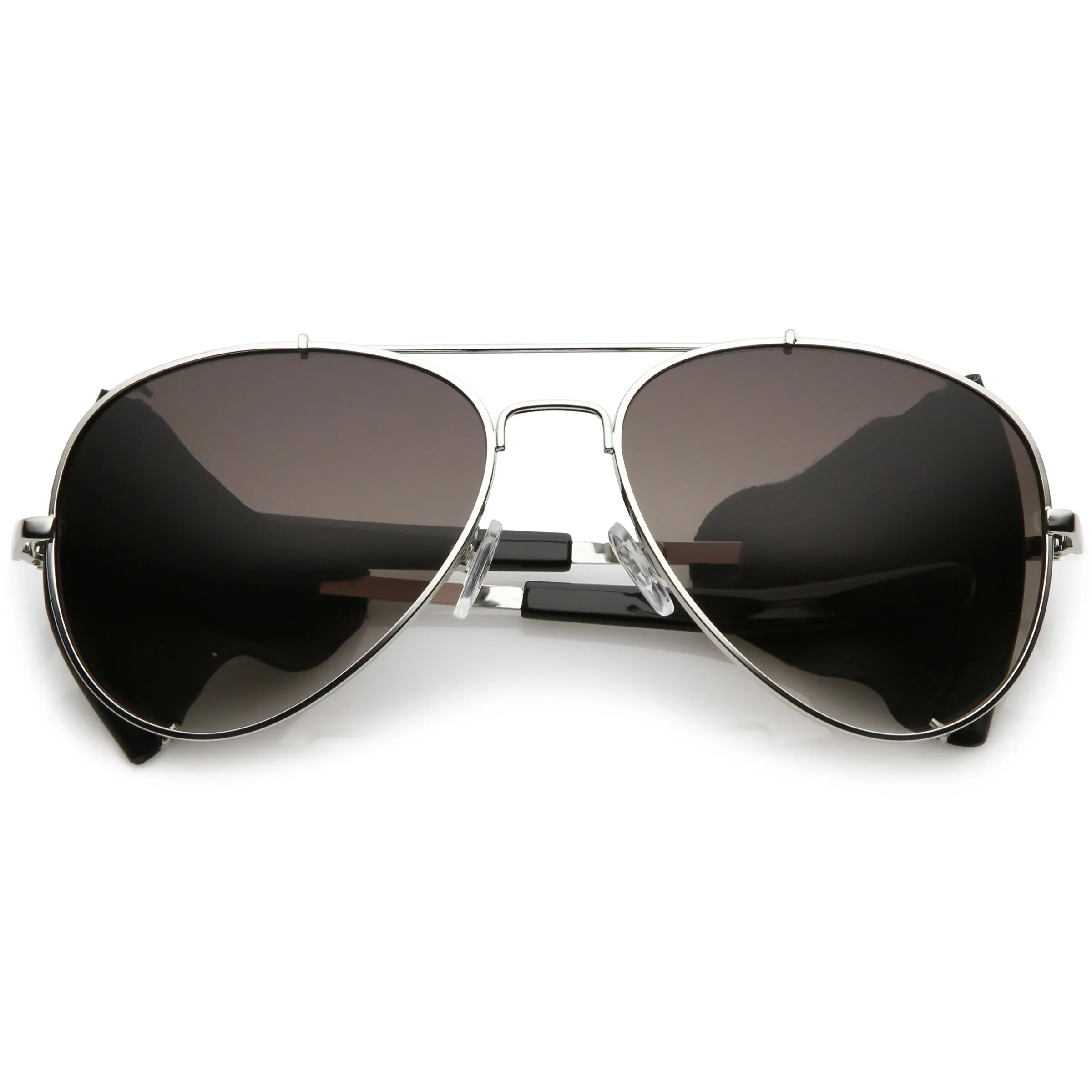 Vintage Steampunk Side Cover Aviator Sunglasses A631