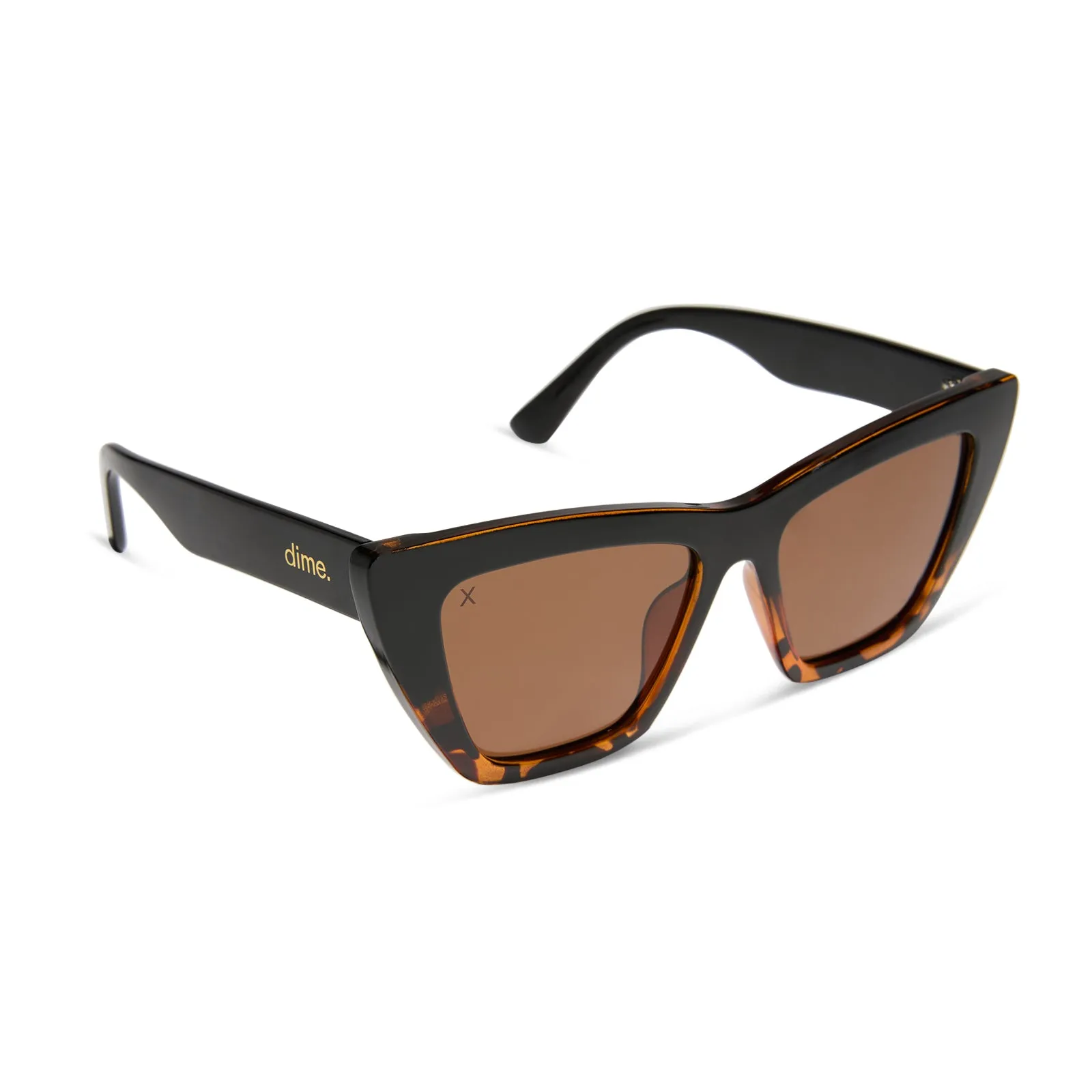 windsor - black tortoise   brown polarized sunglasses