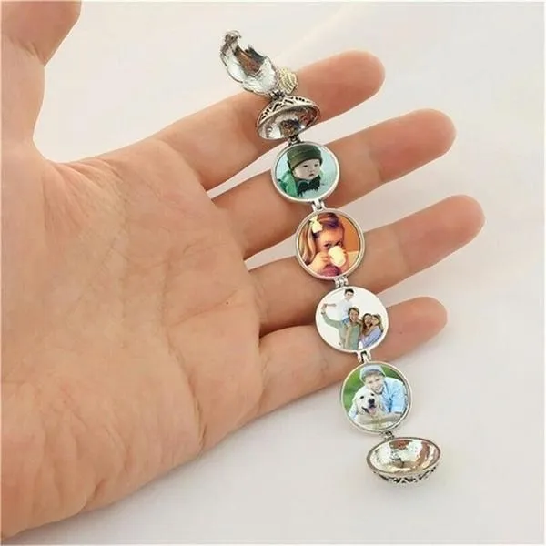 Winged Sphere Expanding Photo Locket