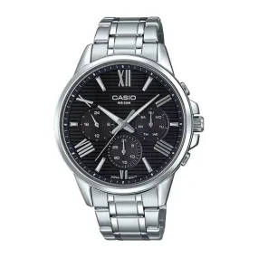 WW0353 Casio Enticer Multifunction Stainless Steel Chain Watch MTP-EX300D-1AVDF