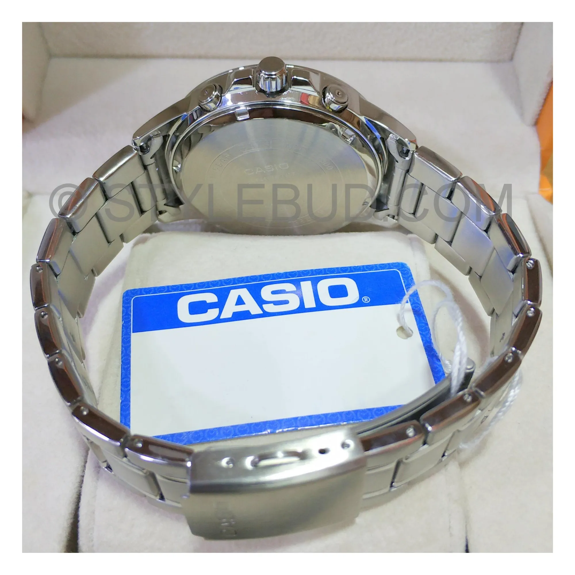 WW0353 Casio Enticer Multifunction Stainless Steel Chain Watch MTP-EX300D-1AVDF