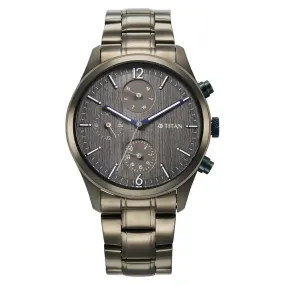WW2159 Titan Workwear Multifunction Grey Chain Watch 1805KM03
