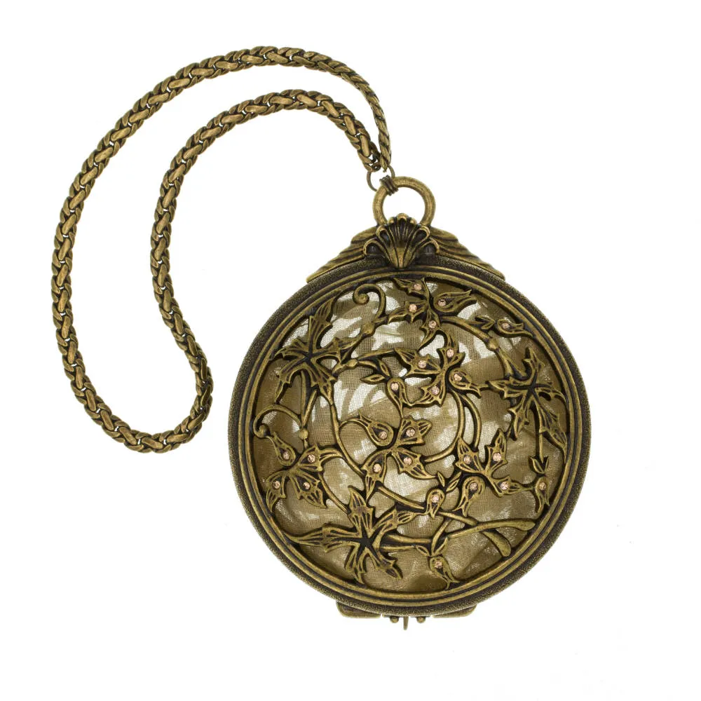 Zabel - Miniature Clutch in Burnt Bronze and Antique Gold