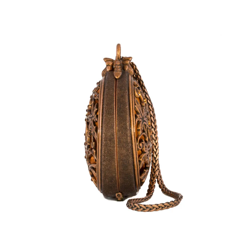 Zabel - Miniature Clutch in Burnt Copper and Burnt Orange