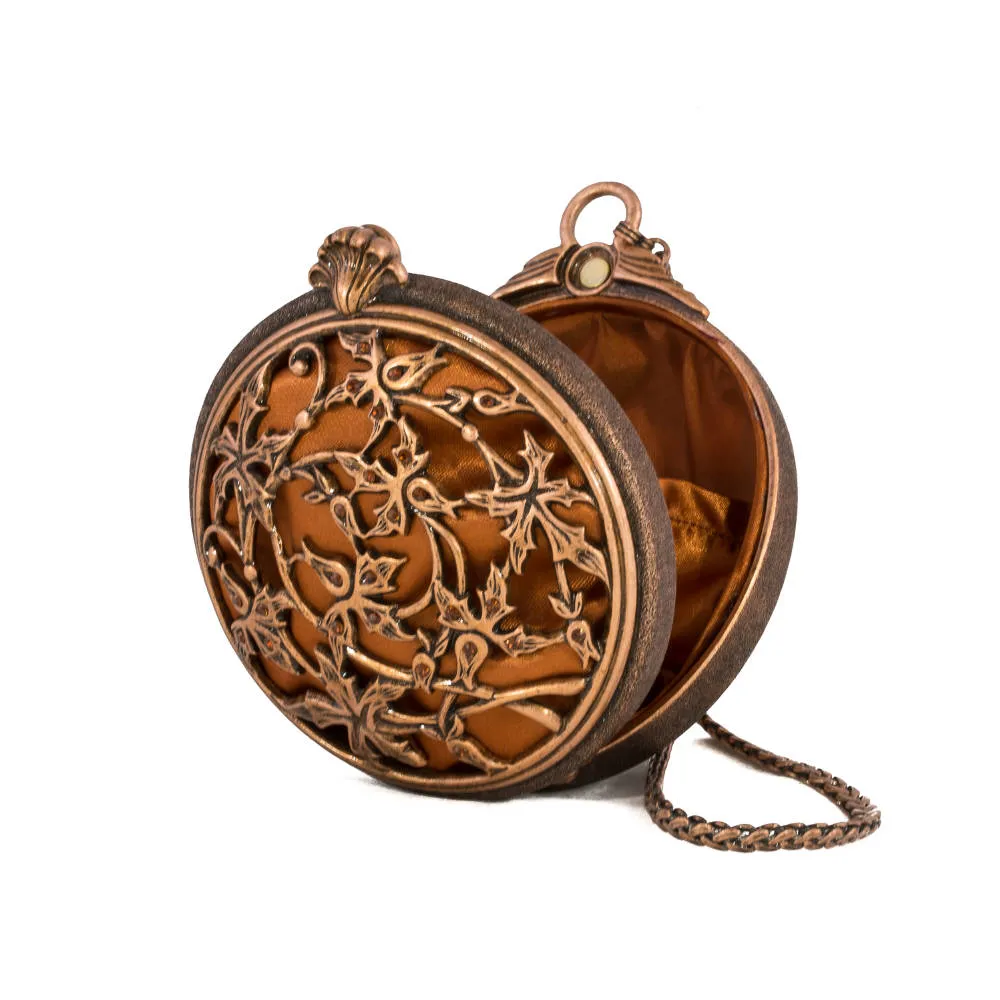Zabel - Miniature Clutch in Burnt Copper and Burnt Orange