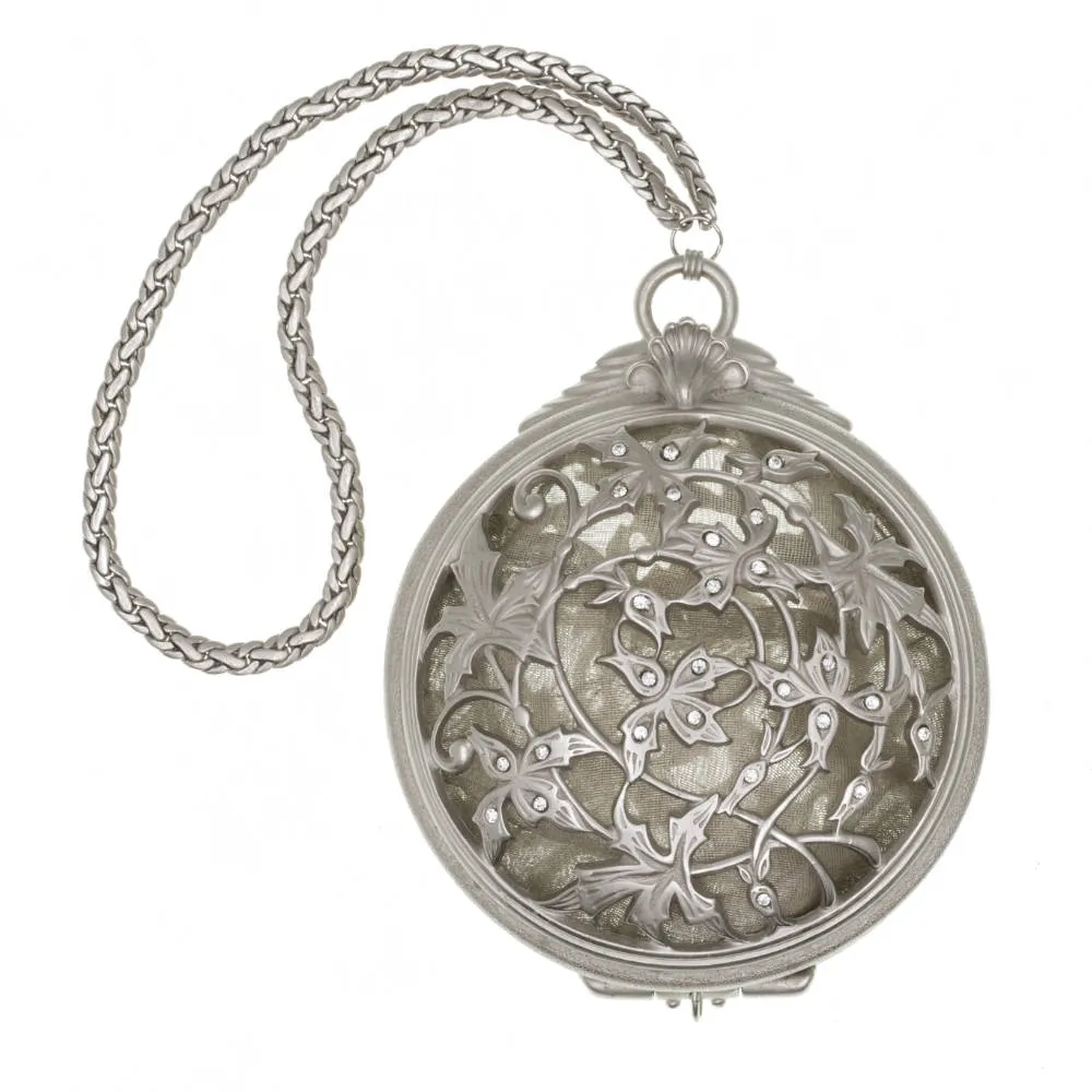 Zabel - Miniature Clutch in Mat Platinum and Antique Silver