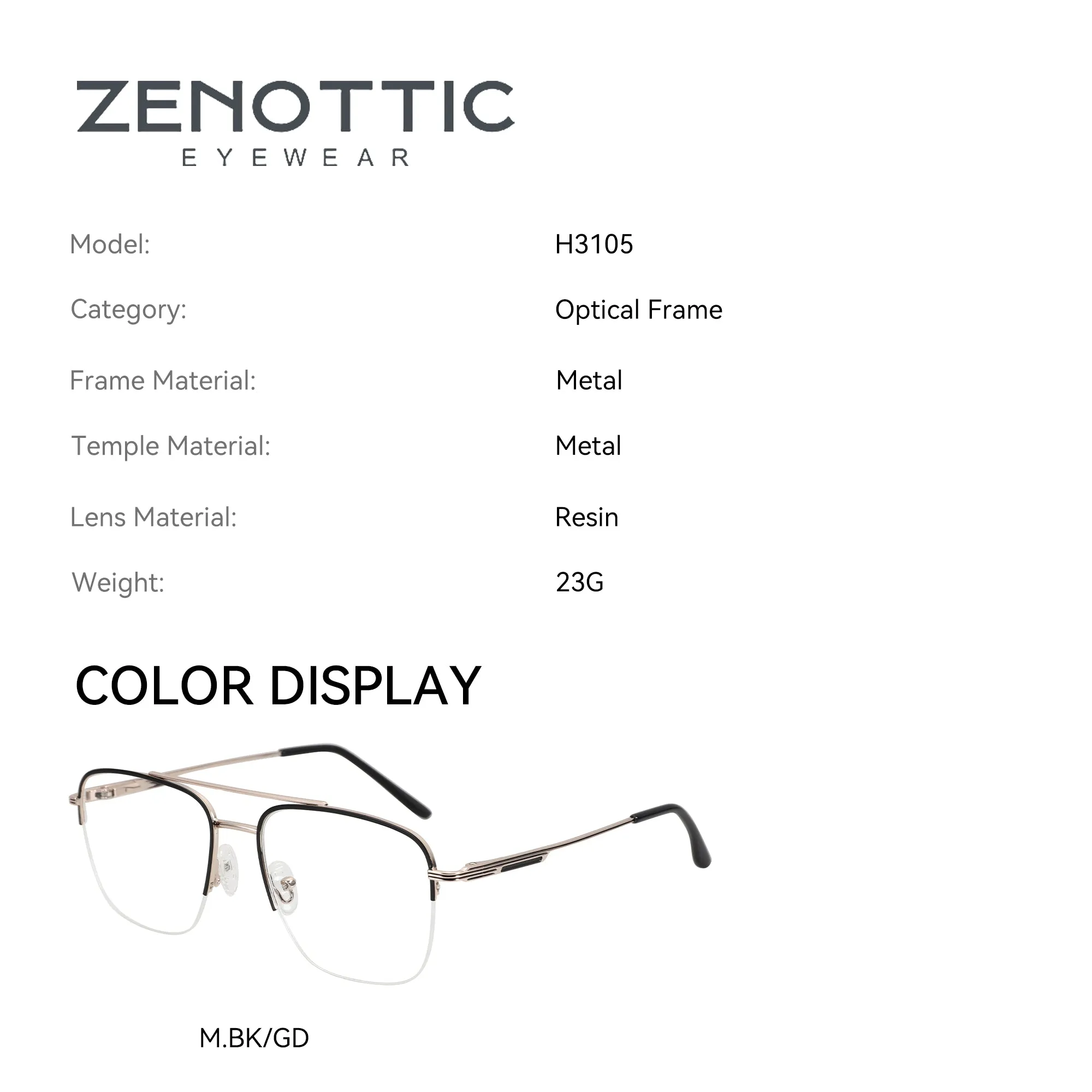 Zenottic Eyeglasses Payne
